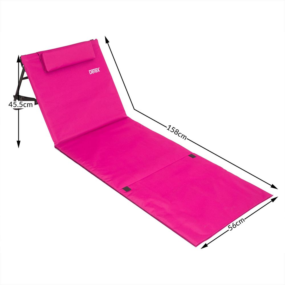 Strandmatte 158x56x45,5cm rosa