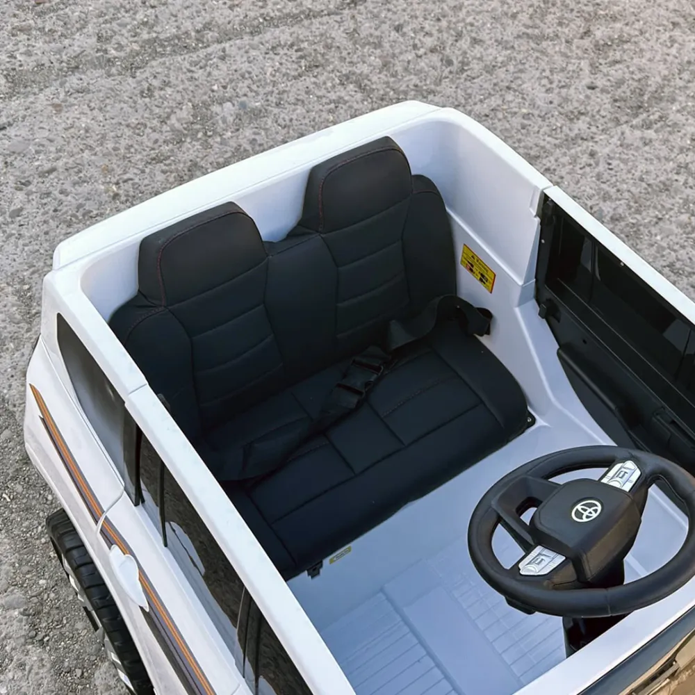 Toyota Land Cruiser elektrisk barnebil – 2 seter, 12V, 140W - 2-6år