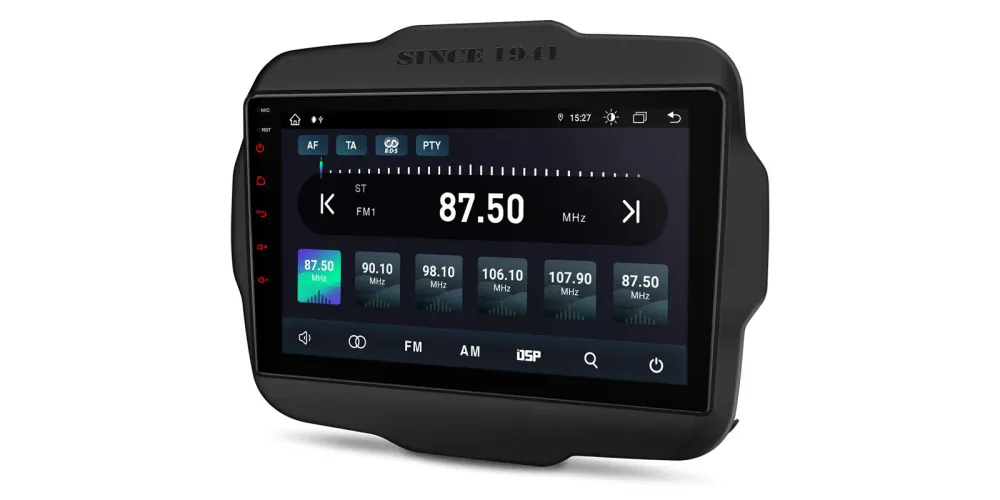Jeep Renegade DAB+ bilstereo Android 12 CarPlay 9