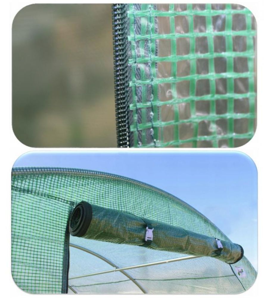 Hagetunnel drivhus 8 x 3 x 2 m 5-seksjons UV4