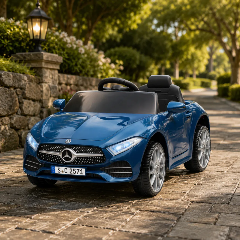 Mercedes Benz CLS350 elektrisk barnebil - blå