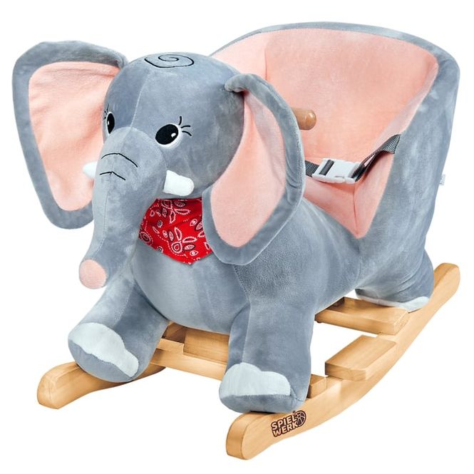 Hovedbilde Gyngedyr elefant grå - fra 10 mnd